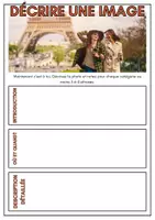 Vorschau - Arbeitsblätter - Décrire une image - Bildbeschreibung französisch - Deckblatt
