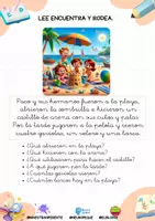 Vista previa - Hojas de trabajo - CUADERNO DE ACTIVIDADES DE COMPRENSIÓN LECTORA - página 3