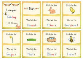 Vorschau - Spiele - Lesespiel Frühling & Ostern – Klasse 1/2 | kostenlos - Seite 2