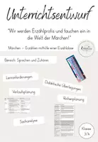 Vorschau - Stundenentwürfe - Unterrichtsentwurf - Märchen erzählen (Erzähldose) - Deckblatt