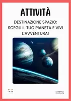 anteprima - Altro tipo di materiale - Destinazione Spazio: scegli il tuo pianeta e vivi l'avventura! - Pagina di copertina