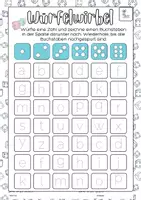 Vorschau - Spiele - Materialpaket WÜRFELSPIELE zum ZIFFERN und BUCHSTABEN nachspuren 🎲🤗 - Seite 3