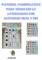 Vista previa - Refuerzo / NEE / Materiales de apoyo - Lateralidad alumnado NEAE y NEE - página 1