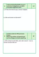Vorschau - Arbeitsblätter - Probeschularbeit für die 6 Schulstufe - Seite 1
