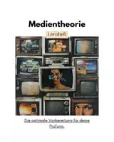Vorschau - Arbeitsblätter - Lernheft: Medientheorie - Mediale Umbrüche und ihre Wirkung - Deckblatt