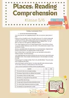 Vorschau - Arbeitsblätter - Places - Reading Comprehension (5./6. Klasse) - Seite 1