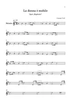 Vorschau - Anderer Materialtyp - La Donna è mobile, Melodie für Glockenspiele - Seite 2