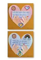 Vorschau - Stundenentwürfe - Valentinstag Geschenk - Bastelvorlage Herzkarte - Seite 1