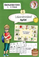 Vorschau - Präsentationen/Tafelbilder - Apfel Lebenskreislauf | Sachunterricht Klasse 1-3 - Deckblatt