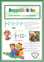 Vorschau - Arbeitsblätter - Doppelbrüche mit den vier Grundrechnungsarten lösen! - Deckblatt