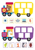 Vista previa - Juegos / Gamificación - Pasajeros al tren: VOCALES (Conciencia fonológica) - página 2