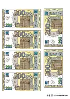 Vorschau - Mal- und Bastelvorlagen - Spielgeld zum Ausdrucken und Ausschneiden - Seite 3