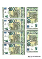 Vorschau - Mal- und Bastelvorlagen - Spielgeld zum Ausdrucken und Ausschneiden - Seite 2