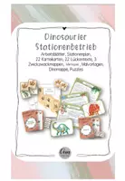 Vorschau - Spiele - Dinosaurier Stationenbetrieb - Deckblatt