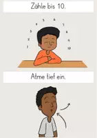 Vorschau - Fördermaterial/Inklusion - Bildkarten Strategie Wut Angst Konfliktbewältigung - Seite 2