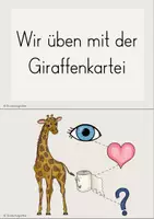 Vorschau - Stationenlernen - Giraffensprache Kartei gewaltfreie Kommunikation - Seite 3