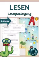 Vorschau - Spiele - Lesespaziergänge Klasse 1 – Komplettpaket (3-fach differenziert, passend zu Flex und Flora) - Seite 1