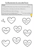 Vorschau - Stundenentwürfe - Valentinstag Geschenk – Bastelvorlage Blumenstock - Seite 2