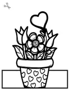 Vorschau - Stundenentwürfe - Valentinstag Geschenk – Bastelvorlage Blumenstock - Seite 3