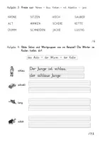 Vorschau - Klassenarbeiten - Lernzielkontrolle Adjektive Klasse 2 und 3 - Seite 1