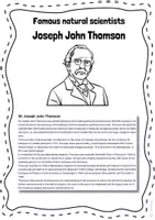 Vorschau - Stundenentwürfe - Englisch: Joseph John Thomson | Wissenschaftler | PDF H5P - Seite 1
