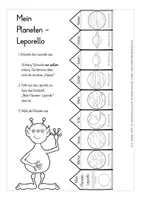 Vorschau - Arbeitsblätter - Leporello Planeten Sachunterricht in der Grundschule - Seite 2