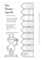 Vorschau - Arbeitsblätter - Leporello Planeten Sachunterricht in der Grundschule - Seite 3