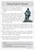 Vorschau - Arbeitsblätter - Leseübungen zum sinnentnehmenden Lesen: Georg Friedrich Händel - Seite 1