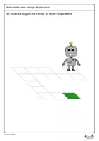Vorschau - Arbeitsblätter - Offline Coding – Der Roboter findet seinen Weg (schwierig) - Seite 3
