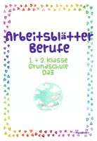 Vorschau - Arbeitsblätter - Arbeitsblätter Berufe 1.+2. Klasse DaZ - Deckblatt