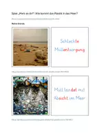 Vorschau - Arbeitsblätter - Materialpaket - Plastikmüll im Meer - Seite 1