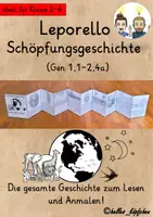 Vorschau - Unterrichtsreihen - Schöpfung LEPORELLO Religionsunterricht Bibel - Deckblatt