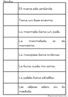 Vista previa - Manualidades / Dibujos para colorear - COMPRENSIÓN LECTORA LETRAS - página 3