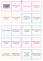 Vorschau - Spiele - Domino Spiel - Present Simple Questions - Deckblatt