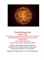 Vorschau - Anderer Materialtyp - Zwölftonmusik für Glockenspiele für Klassenmusizieren - Deckblatt