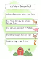 Vorschau - Fördermaterial/Inklusion - Schleichdiktat "Auf dem Bauernhof" - Seite 2