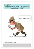 Vorschau - Unterrichtsreihen - 4 Fälle - Übungsheft mit Lösungen - Deckblatt