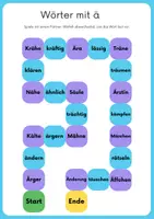 Vorschau - Spiele - Lesespiel (Laute, Wörter): Wörter mit ä - Deckblatt
