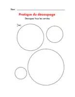 Aperçu - Préparation de séance / Séance complète - Pratique du découpage Formes +5 fiches d'activités - Page de couverture