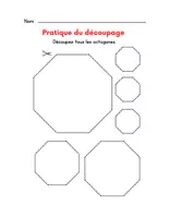 Aperçu - Préparation de séance / Séance complète - Pratique du découpage Formes +5 fiches d'activités - Page 1