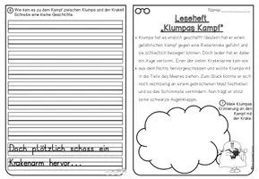 Vorschau - Arbeitsblätter - Lesehefte Piratenabenteuer (kostenlos) - mit den Knuffies - Seite 3
