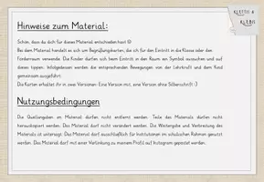 Vorschau - Poster - Begrüßung - Karten zur persönlichen Begrüßung zu Stundenbeginn - Seite 1