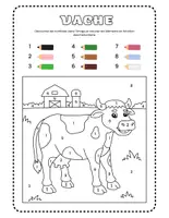 Aperçu - Préparation de séance / Séance complète - Coloriages magiques Animaux de la ferme +5 fiches d'activités - Page de couverture