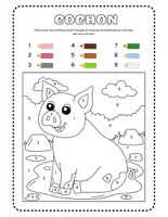 Aperçu - Préparation de séance / Séance complète - Coloriages magiques Animaux de la ferme +5 fiches d'activités - Page 2