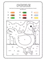 Aperçu - Préparation de séance / Séance complète - Coloriages magiques Animaux de la ferme +5 fiches d'activités - Page 3