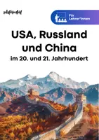 Vorschau - Unterrichtsreihen - Unterrichtsreihe: USA, Russland und China im 20. und 21. Jahrhundert - Deckblatt
