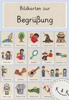 Vorschau - Poster - Begrüßung - Karten zur persönlichen Begrüßung zu Stundenbeginn - Deckblatt