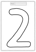 Vorschau - Arbeitsblätter - Ausmalblätter zu den Ziffern 0 - 9 / 0 bis 9 - Freebie - Seite 3