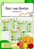 Vorschau - Stationenlernen - GEMÜSE - Freiarbeitsmaterial - ab Klasse 1 - Deckblatt