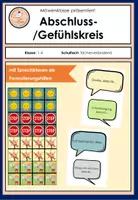 Vorschau - Anderer Materialtyp - Karten für Abschlusskreis / Gefühlskreis / Klassenrat - Deckblatt